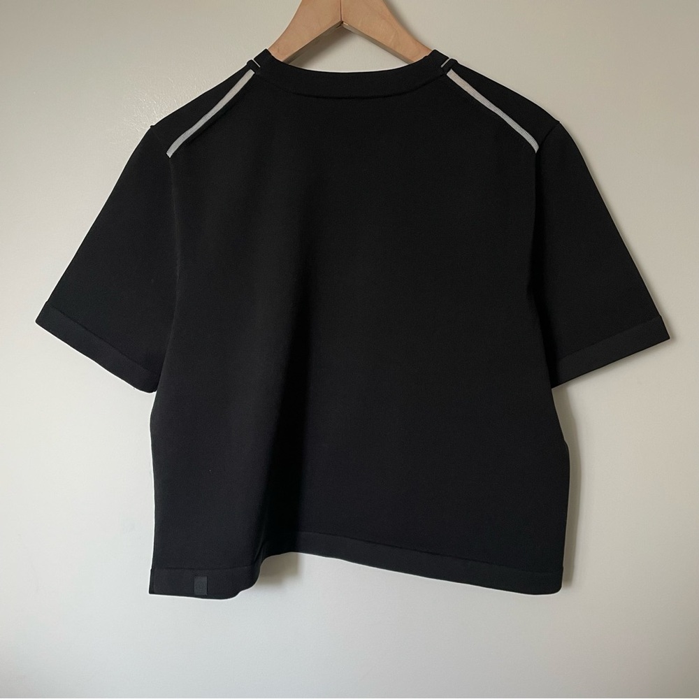 Lululemon Boxy Knit T-Shirt Black Size Medium - Picture 8 of 10